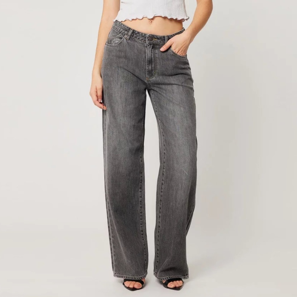 ROLLA'S Kate Baggy Worn Black Stone